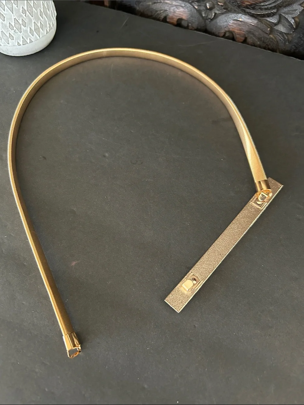 GOLD SPRING METAL BELT